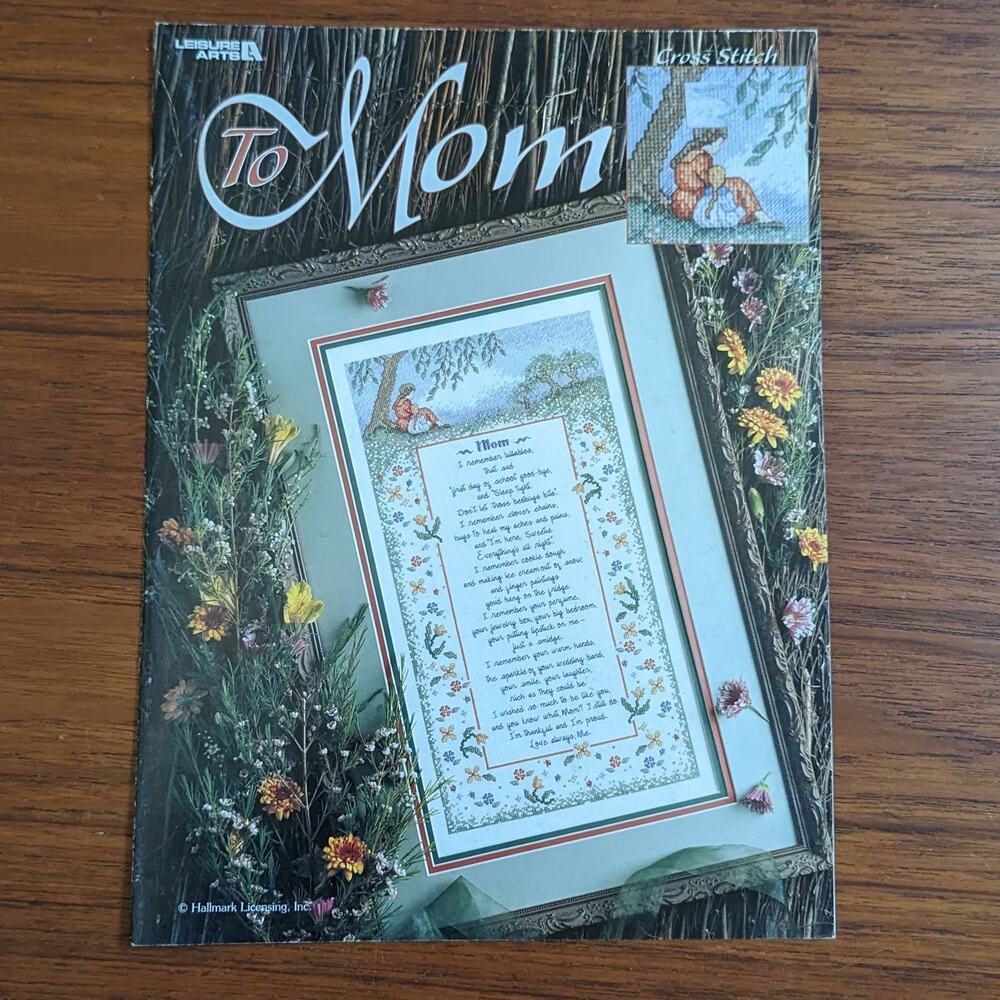To Mom Cross Stitch Pattern Pamphlet